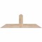 Ekena Millwork Portland Smooth Timber Gable Bracket, Douglas Fir, 36"W x 12"H x 1 1/2"D x 3 1/2"F, 8/12 Pitch GBW036X12X0204POR00SDF - alternate 1